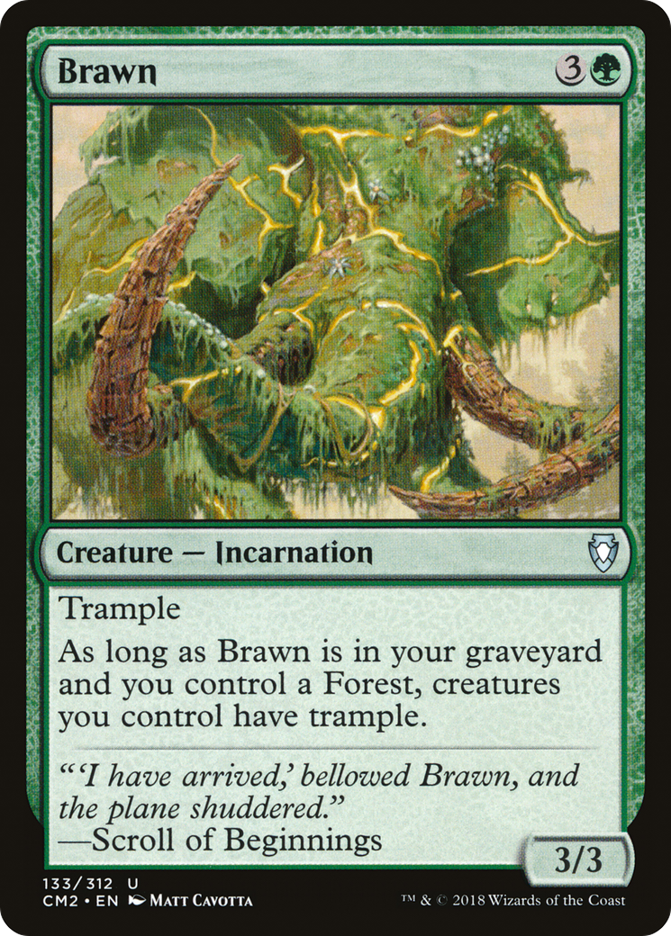 Brawn (CM2-133) [Commander Anthology Volume II] MTG Single Wizards of the Coast