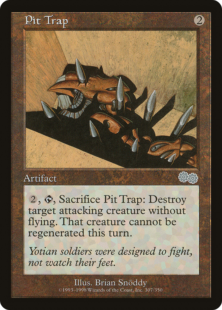 Pit Trap (USG-307) [Urza's Saga] MTG Single Wizards of the Coast