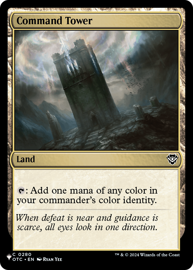 Command Tower (LIST-OTC-280) [Mystery Booster] The List MTG Single Wizards of the Coast