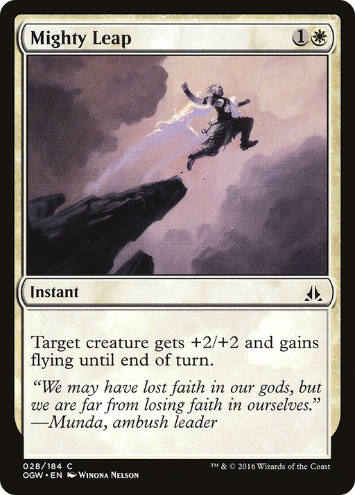 Mighty Leap (OGW-028) [Oath of the Gatewatch] MTG Single Wizards of the Coast