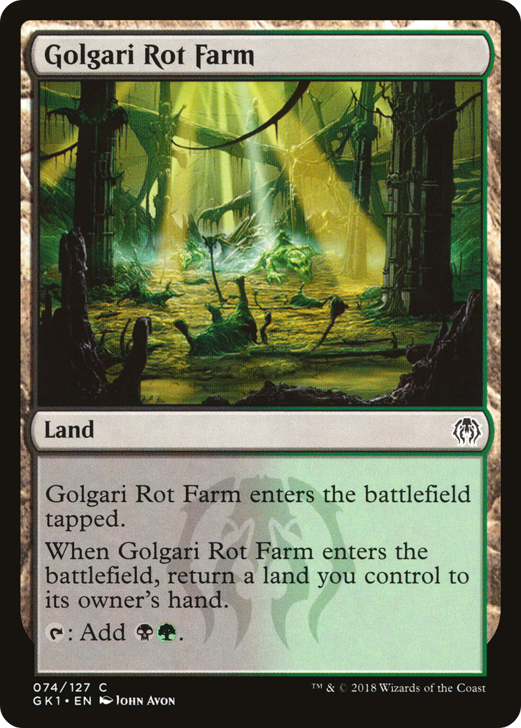 Golgari Rot Farm (GR1-074) [Misc] GRN Guild Kit MTG Single Wizards of the Coast