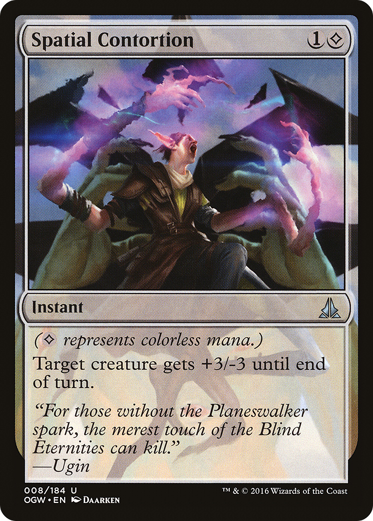 Spatial Contortion (OGW-008) [Oath of the Gatewatch] Foil MTG Single Wizards of the Coast