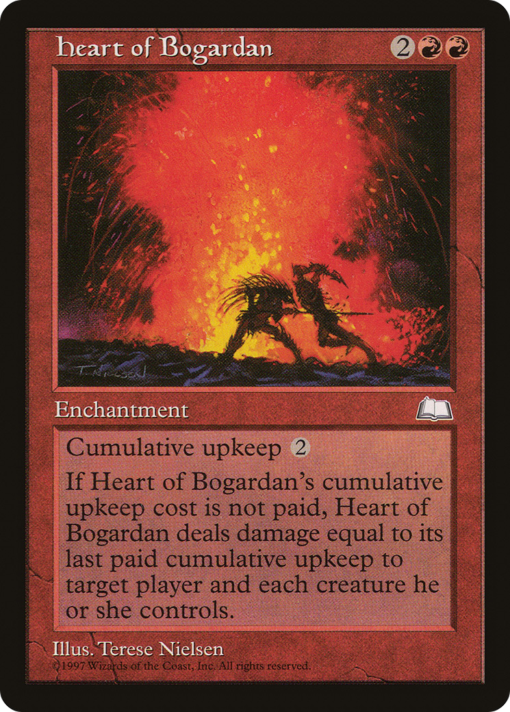 Heart of Bogardan (WTH-) [Weatherlight] MTG Single Wizards of the Coast