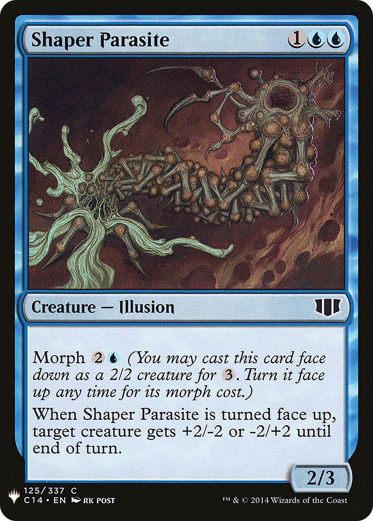 Shaper Parasite (LIST-C14-125) [Mystery Booster] The List MTG Single Wizards of the Coast