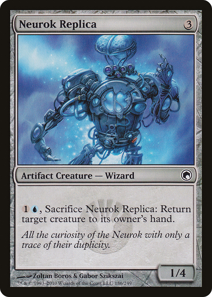 Neurok Replica (SOM-186) [Scars of Mirrodin] Foil MTG Single Wizards of the Coast