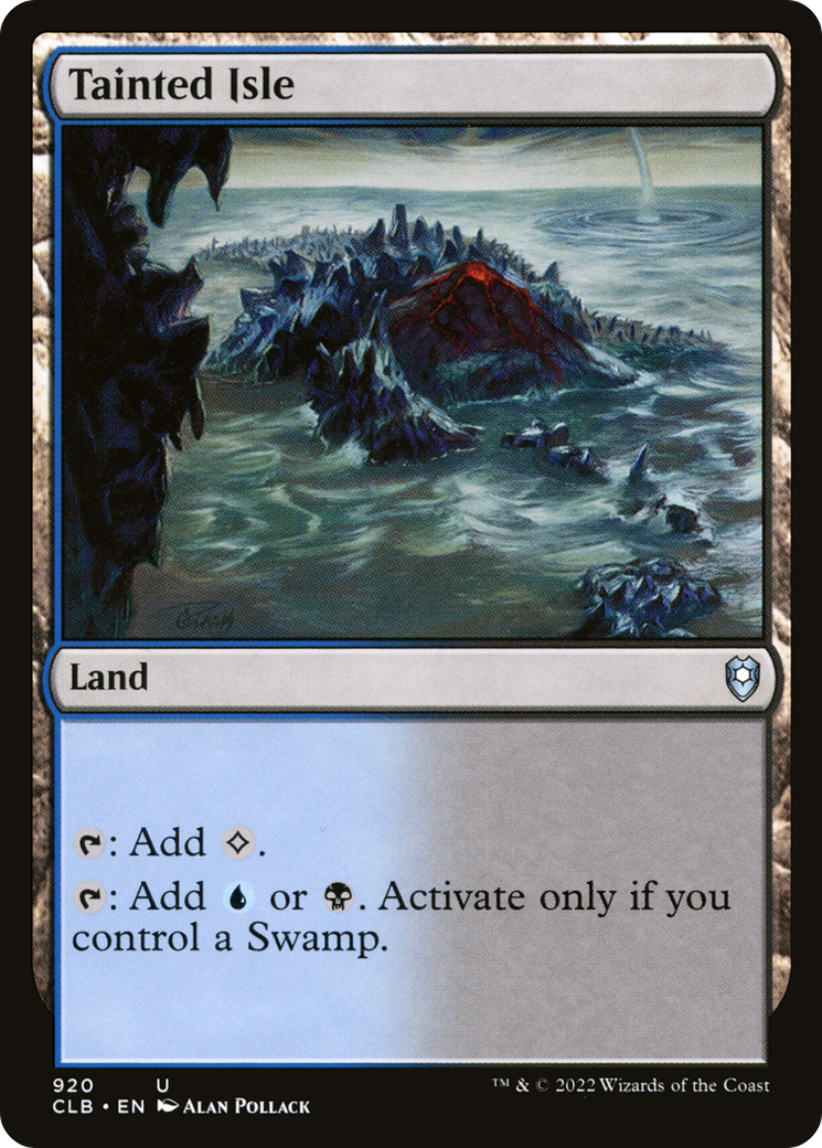 Tainted Isle (CLB-920) [Commander Legends: Battle for Baldur's Gate] MTG Single Wizards of the Coast