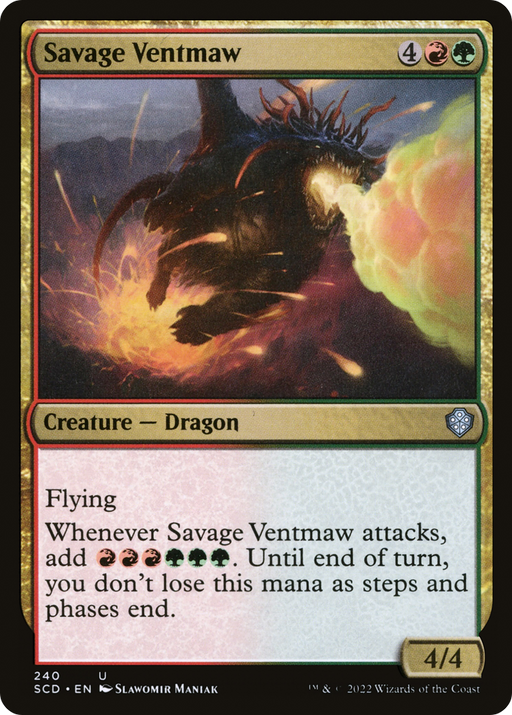 Savage Ventmaw (SCD-240) [Starter Commander Decks] MTG Single Wizards of the Coast