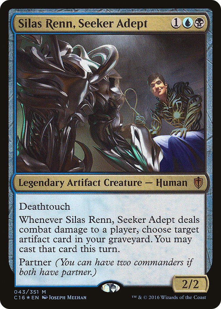 Silas Renn, Seeker Adept (C16-043) [Commander 2016] Foil MTG Single Wizards of the Coast