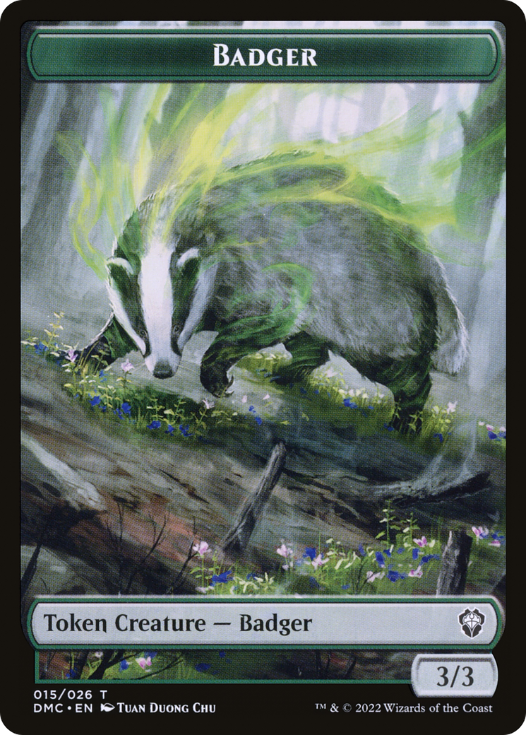 Badger (TDMU-015) [Tokens] Dominaria United Tokens MTG Single Wizards of the Coast