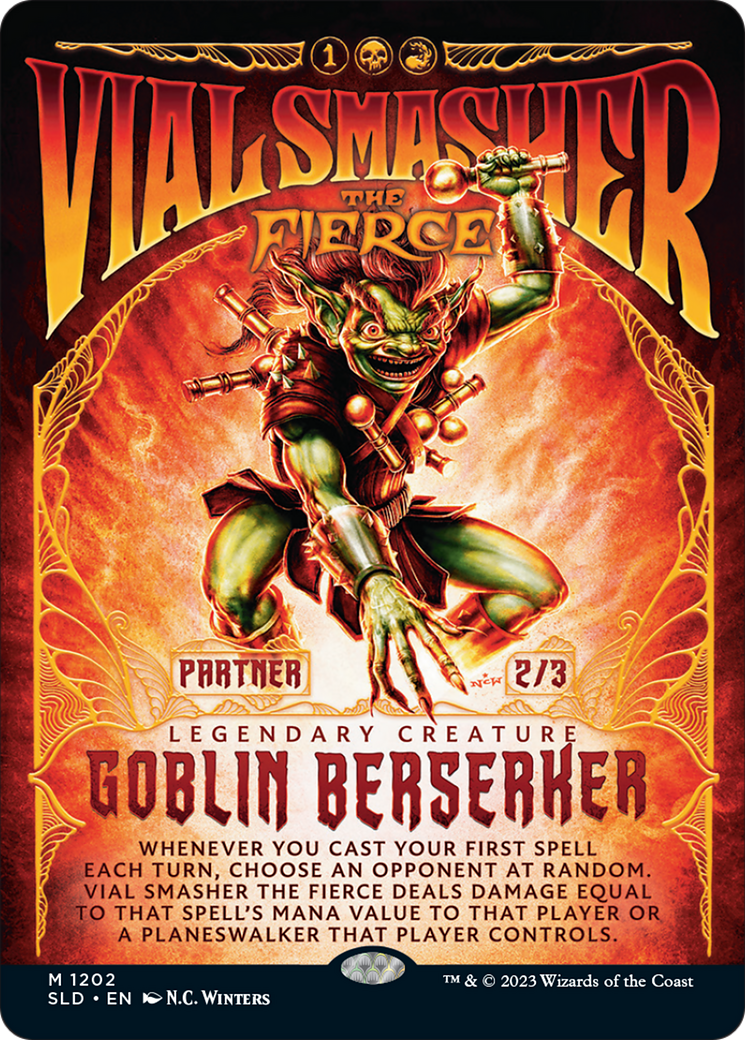 Vial Smasher the Fierce (SLD-1202) [Secret Lair] Drop (Borderless) Foil MTG Single Wizards of the Coast
