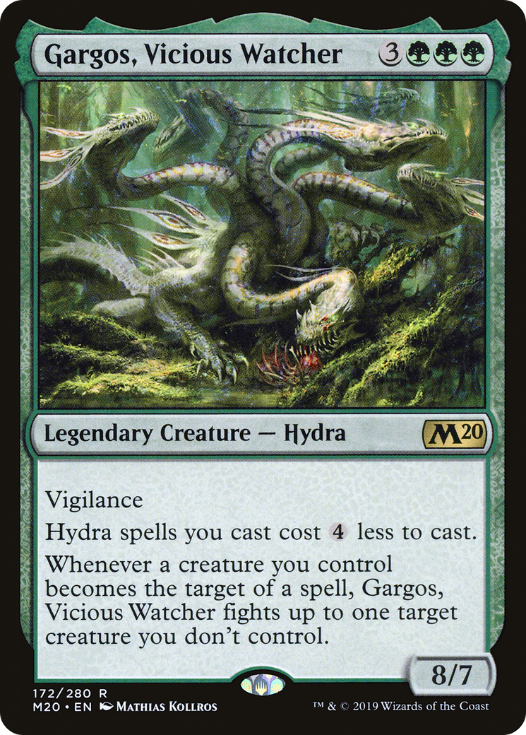 Gargos, Vicious Watcher (M20-172) [Core Set 2020] MTG Single Wizards of the Coast