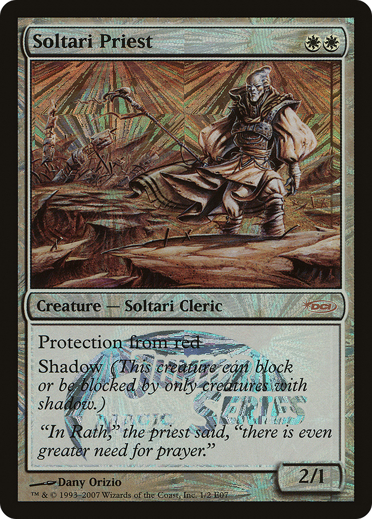 Soltari Priest (Junior Series Europe) (JSS-001) [Misc] Junior Series Europe Foil MTG Single Wizards of the Coast
