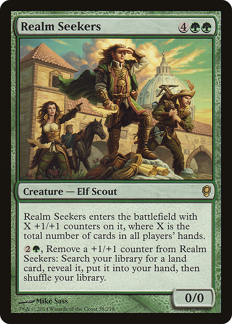 Realm Seekers (CNS-038) [Conspiracy] Foil MTG Single Wizards of the Coast