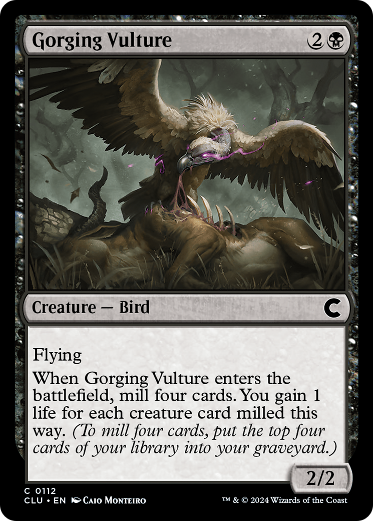 Gorging Vulture (CLU-112) [Ravnica: Clue Edition] MTG Single Wizards of the Coast