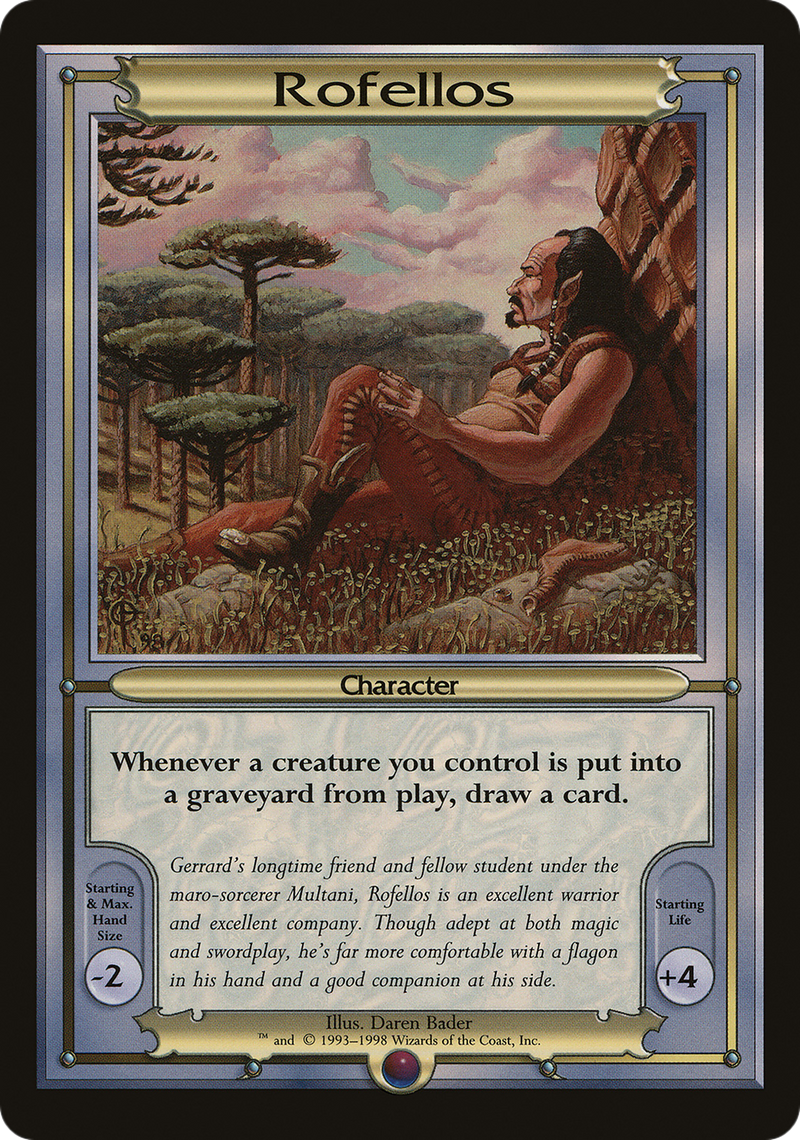 Rofellos (VNG-305) [Oversized] Vanguard Series MTG Single Wizards of the Coast