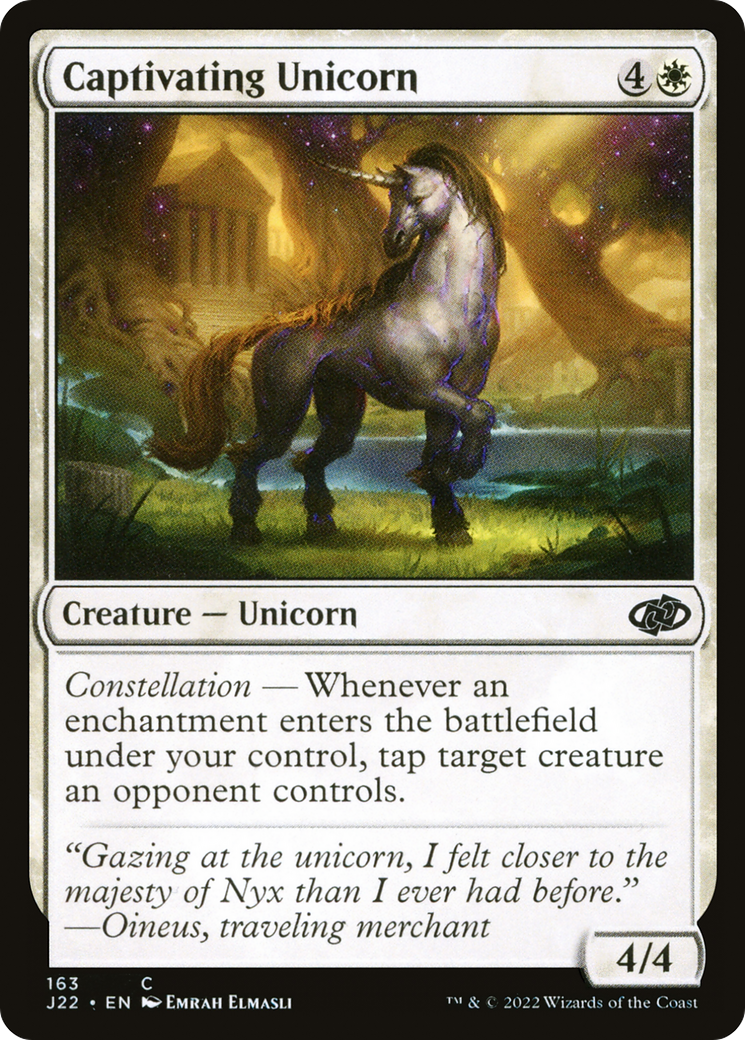 Captivating Unicorn (J22-163) [Jumpstart 2022] MTG Single Wizards of the Coast