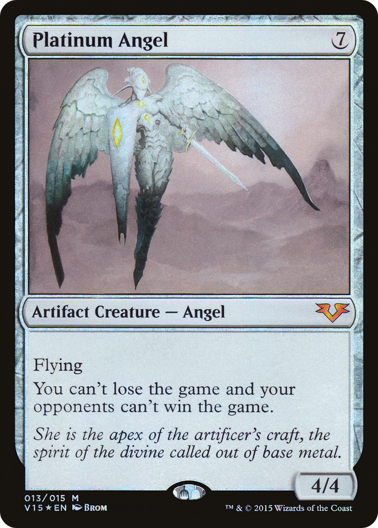 Platinum Angel (V15-013) [Misc] From the Vault: Angels Foil MTG Single Wizards of the Coast