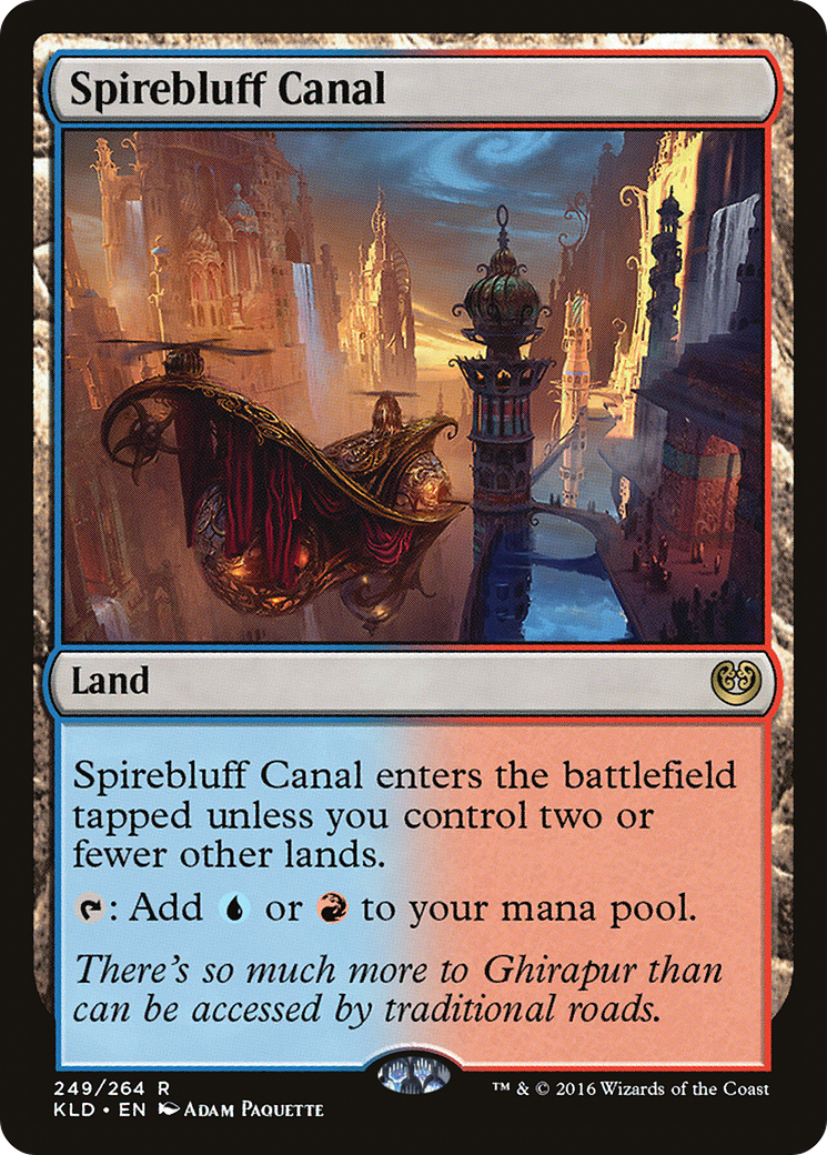 Spirebluff Canal (KLD-249) [Kaladesh] MTG Single Wizards of the Coast
