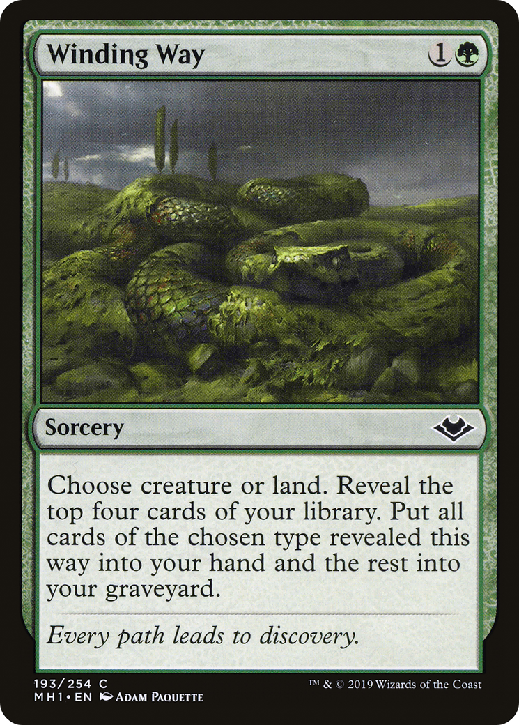 Winding Way (MH1-193) [Modern Horizons] MTG Single Modern Horizons