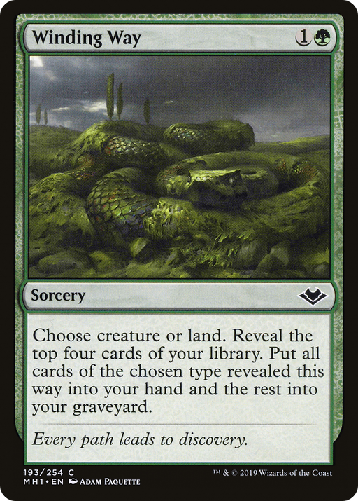 Winding Way (MH1-193) [Modern Horizons] Foil MTG Single Modern Horizons