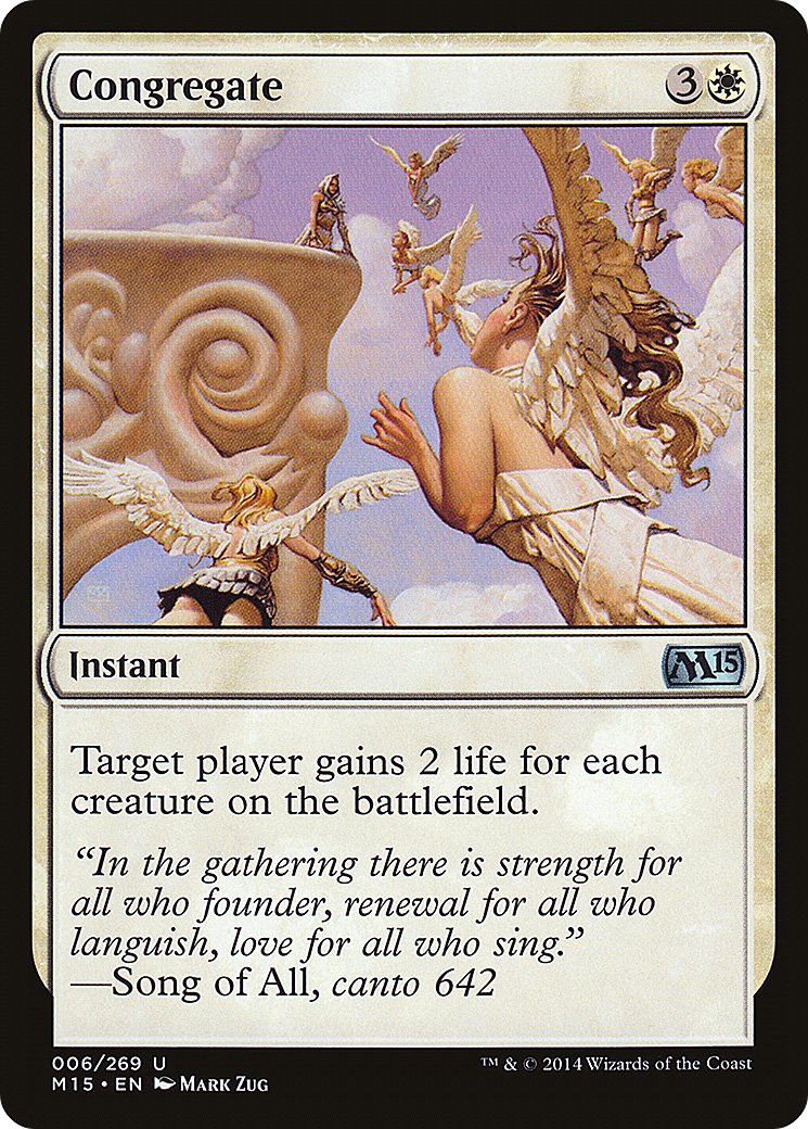 Congregate (M15-006) [Magic 2015] Foil MTG Single Wizards of the Coast