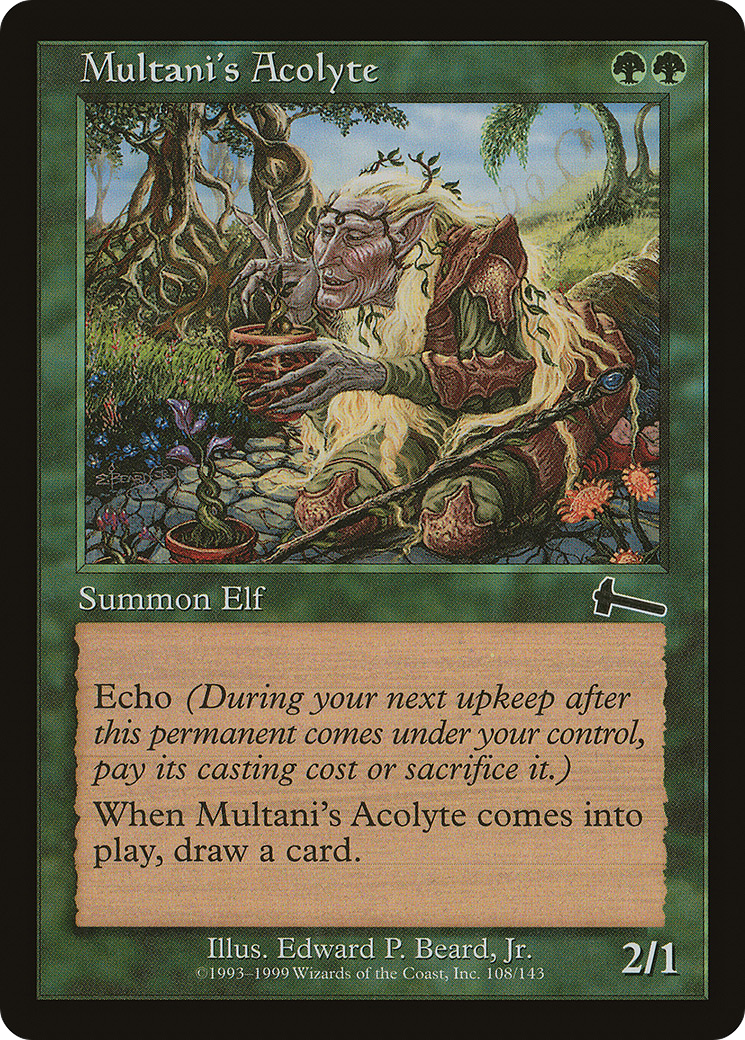 Multani's Acolyte (ULG-108) [Urza's Legacy] Foil MTG Single Wizards of the Coast