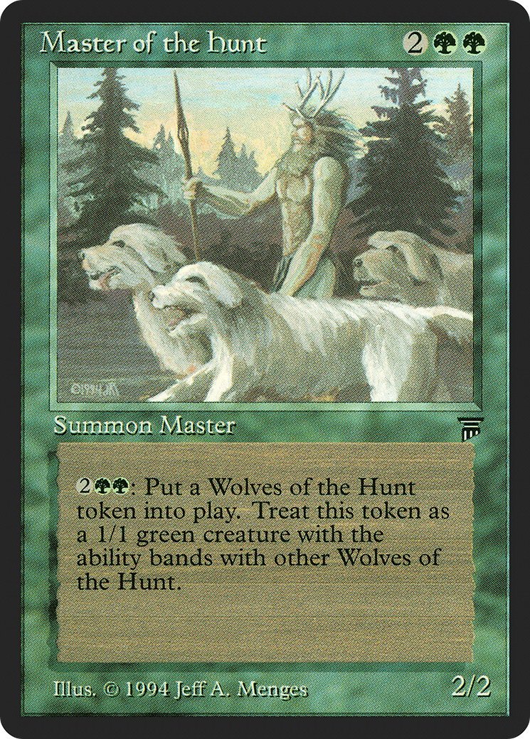 Master of the Hunt (LEG-194) [Oldschool] Legends MTG Single Wizards of the Coast