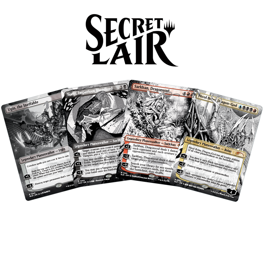 MTG Secret Lair: Drop Series - More Borderless Planeswalkers MTG Sealed Magic: The Gathering   