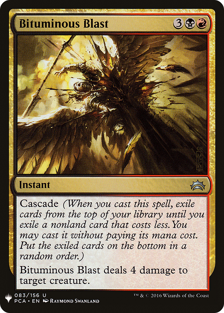 Bituminous Blast (LIST-PCA-83) [Mystery Booster] The List MTG Single Wizards of the Coast