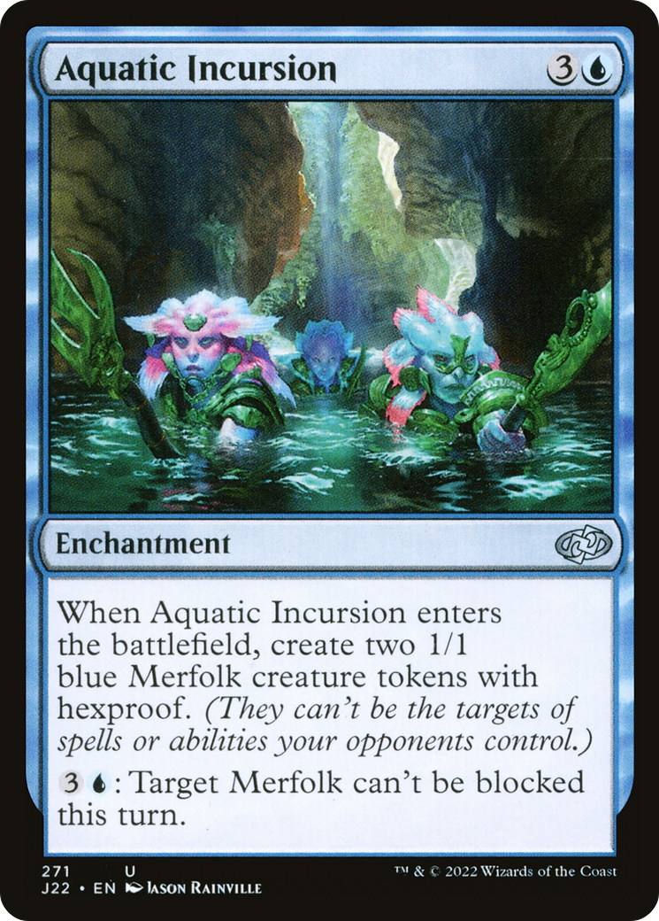 Aquatic Incursion (J22-271) [Jumpstart 2022] MTG Single Wizards of the Coast