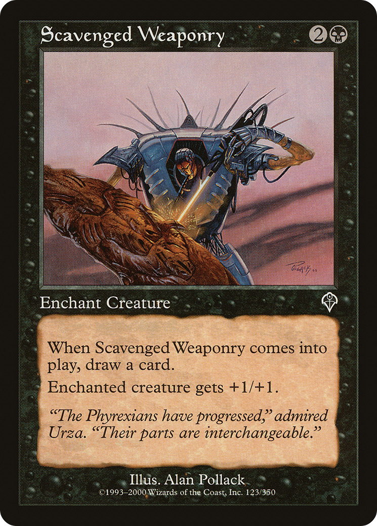 Scavenged Weaponry (INV-123) [Invasion] MTG Single Wizards of the Coast