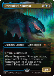 Dragonlord Silumgar (SLD-1974) [Secret Lair] Drop (Borderless) Foil MTG Single Wizards of the Coast
