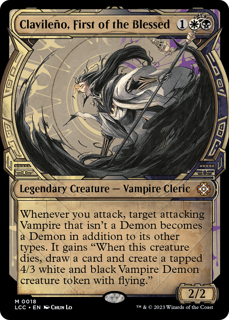 Clavileno, First of the Blessed (LCC-018) [The Lost Caverns of Ixalan Commander] (Showcase) Foil MTG Single Wizards of the Coast