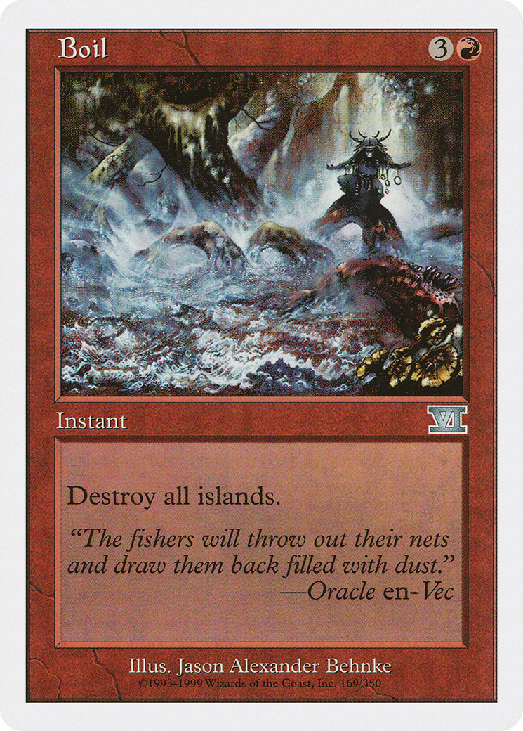 Boil (6ED-169) [Classic Sixth Edition] MTG Single Wizards of the Coast