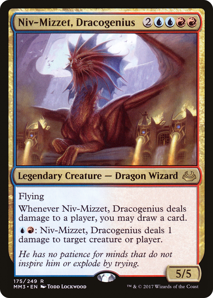 Niv-Mizzet, Dracogenius (MM3-175) [Modern Masters 2017] MTG Single Modern Masters 2017