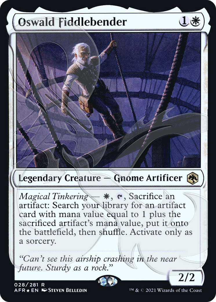 Oswald Fiddlebender (AFR&-028) [Adventures in the Forgotten Realms Promos] Foil MTG Single Wizards of the Coast