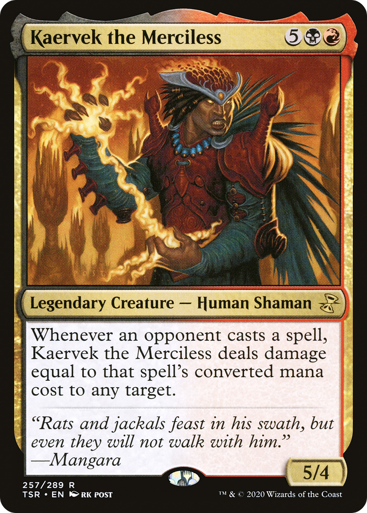 Kaervek the Merciless (TSR-257) [Time Spiral Remastered] MTG Single Wizards of the Coast