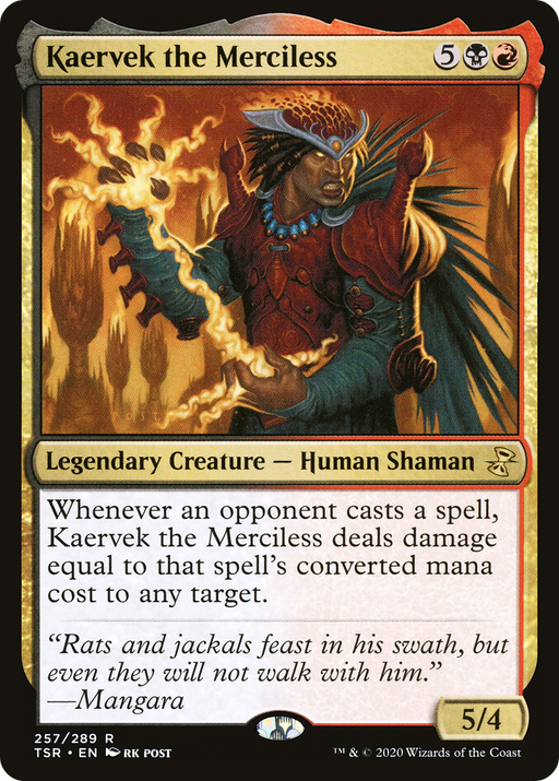 Kaervek the Merciless (TSR-257) [Time Spiral Remastered] MTG Single Wizards of the Coast