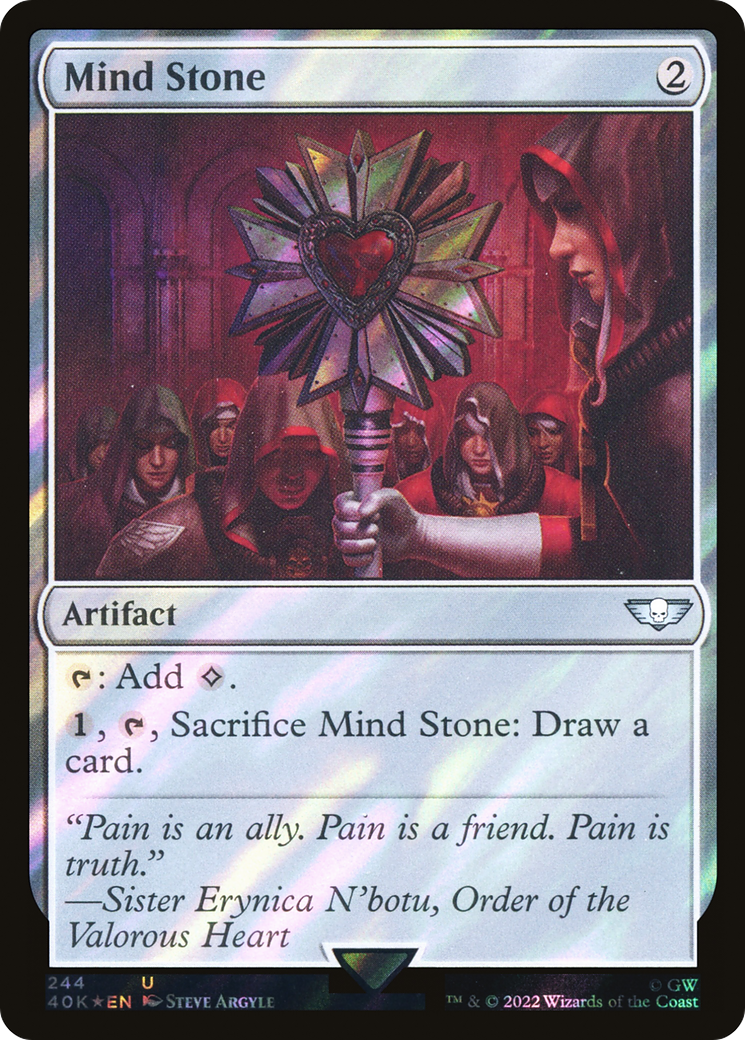 Mind Stone (40K-244★) [Warhammer 40,000 Commander] Foil MTG Single Wizards of the Coast