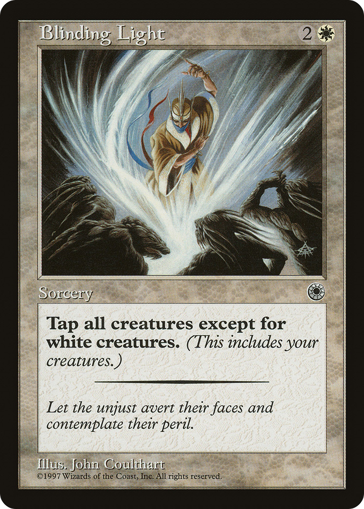 Blinding Light (POR-008) [Misc] Portal MTG Single Wizards of the Coast