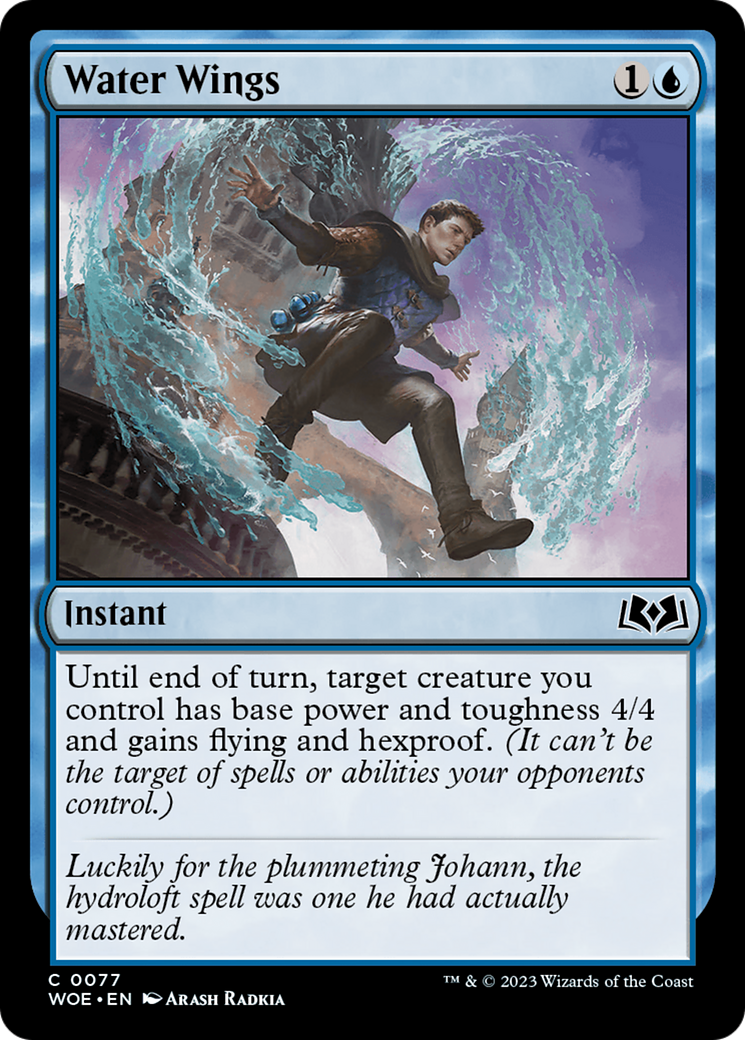 Water Wings (WOE-077) [Wilds of Eldraine] MTG Single Wizards of the Coast