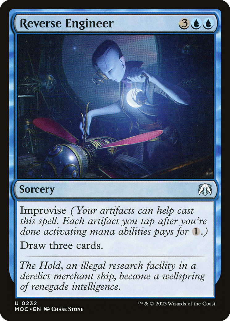 Reverse Engineer (MOC-232) [March of the Machine Commander] MTG Single Wizards of the Coast