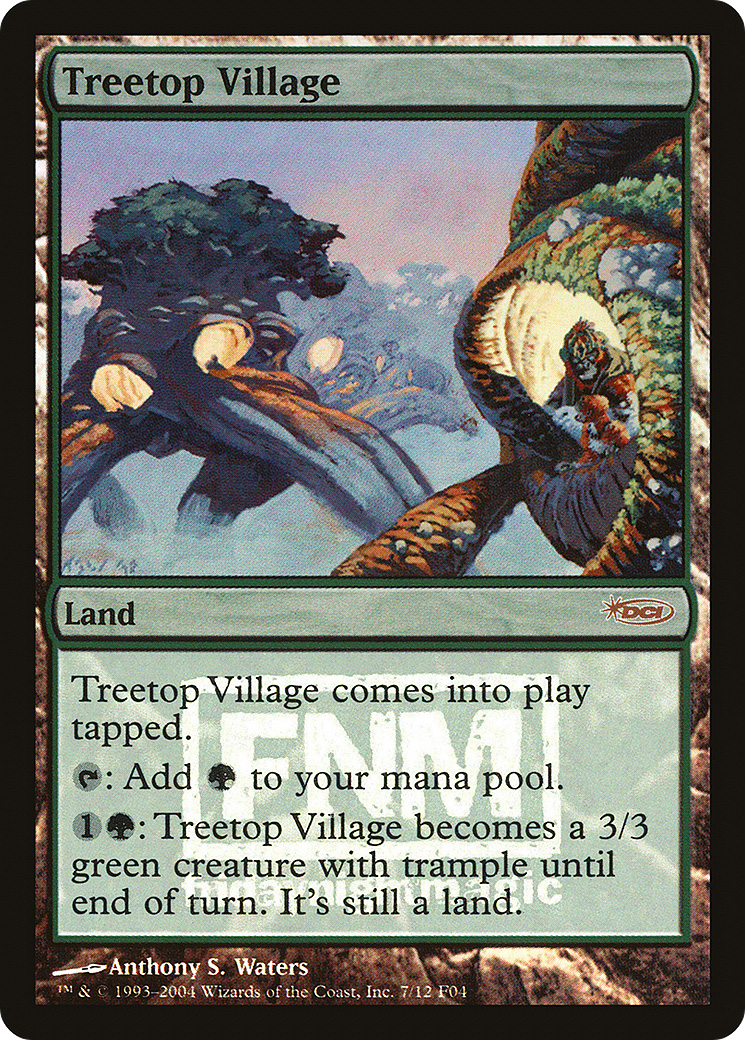 Treetop Village (FNM-) [Misc] Friday Night Magic 2004 Foil MTG Single Wizards of the Coast