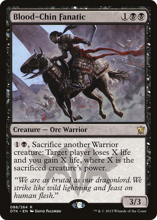 Blood-Chin Fanatic (DTK-088) [Dragons of Tarkir] MTG Single Wizards of the Coast