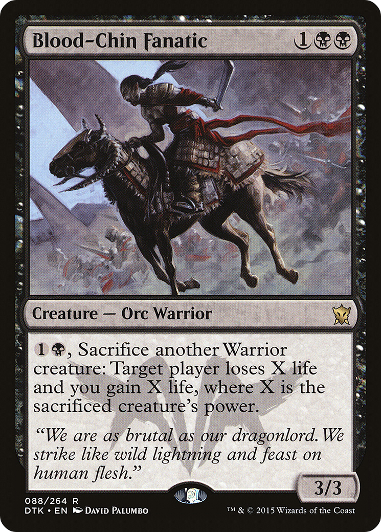 Blood-Chin Fanatic (DTK-088) [Dragons of Tarkir] Foil MTG Single Wizards of the Coast