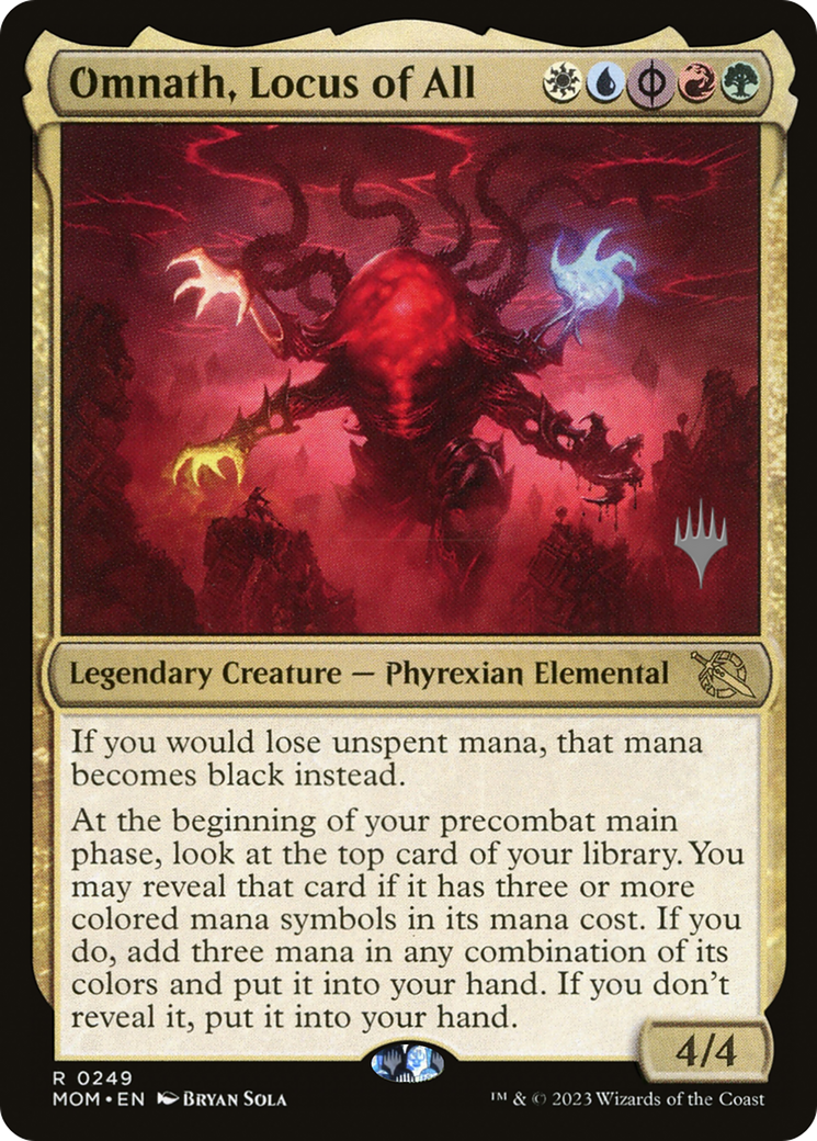 Omnath, Locus of All (PPMOM-249) [March of the Machine Promos] MTG Single Wizards of the Coast