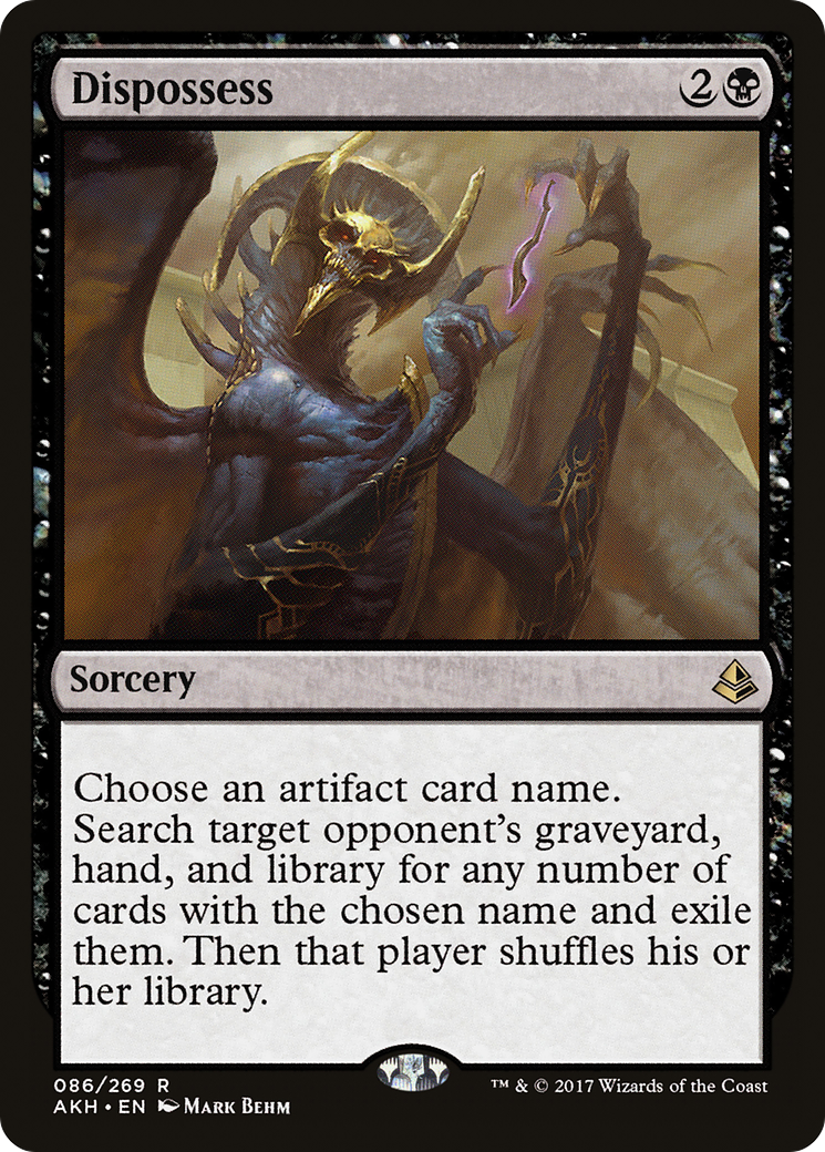 Dispossess (AKH-086) [Amonkhet] MTG Single Wizards of the Coast