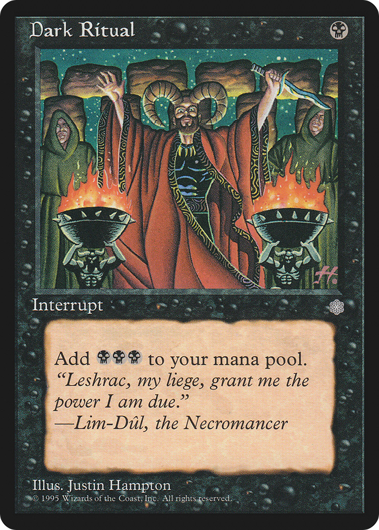 Dark Ritual (ICE-008) [Ice Age] MTG Single Wizards of the Coast
