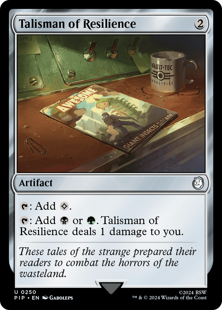 Talisman of Resilience (PIP-250) [Fallout] Foil MTG Single Wizards of the Coast