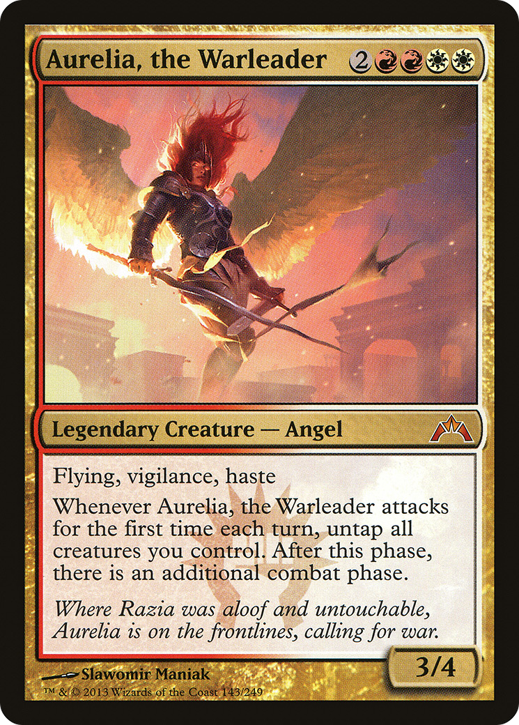 Aurelia, the Warleader (GTC-143) [Gatecrash] Foil MTG Single Wizards of the Coast